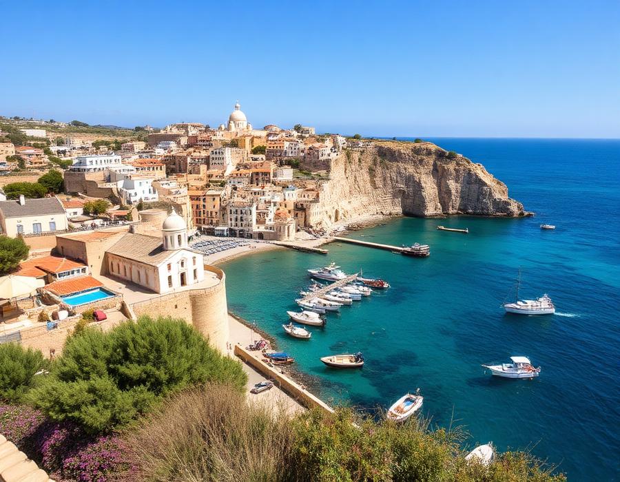 Coastal Maltese village